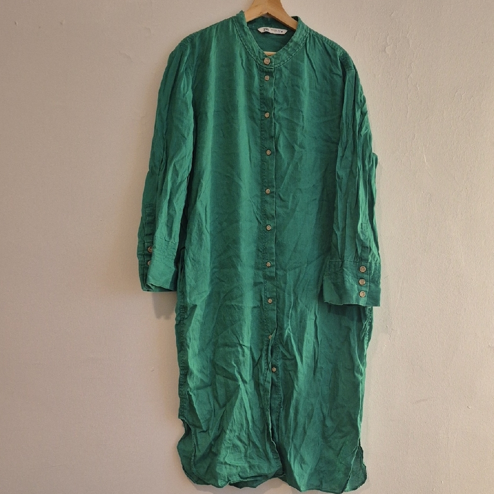 Zara Green Midi Dress